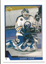 GRANT FUHR 1993-94 UPPER DECK CARD NM-MT+/NM-MT CONDITION