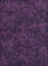 "Dusk to Dawn", Batik Windy, Dark Purple, Maywood Studio, Quilt Fabric BTY