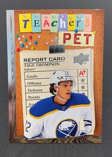 2023-24 Upper Deck - Teacher’s Pet Insert Card #TP-29 - Tage Thompson - Sabres
