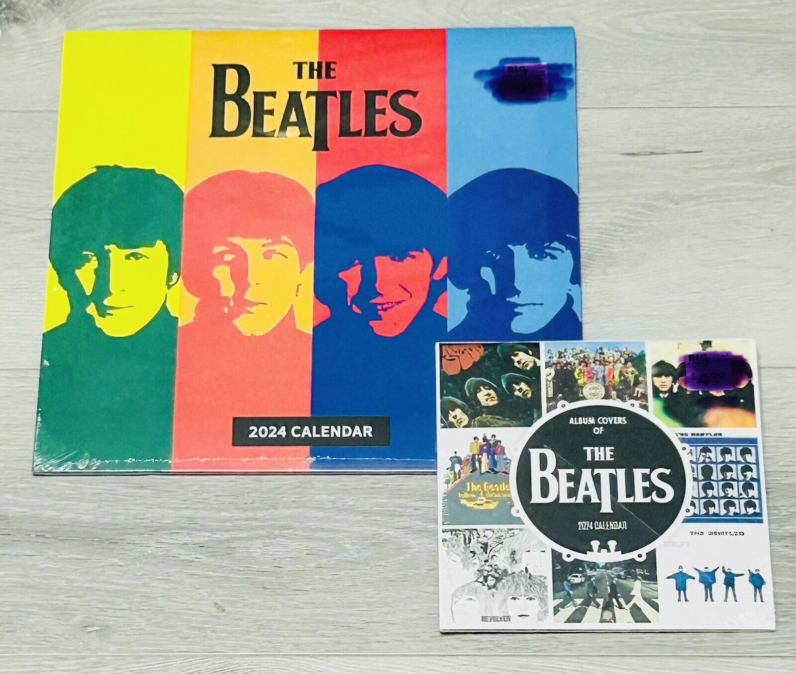 TF Publishing 2024 The Beatles Bundle Wall Calendar And Mini