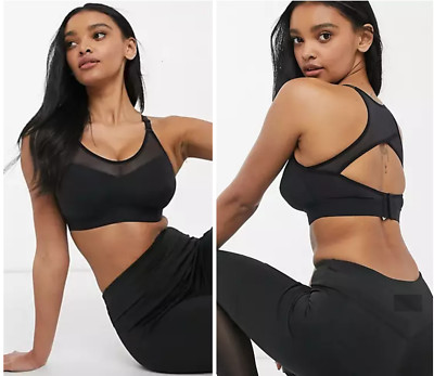 IVORY ROSE Fuller Bust Sports bra NWT sz 36DD mesh detail