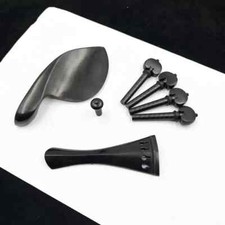 Ebony Inlaid Black Ring High Quality 1 Set Violin Ebony Accessories 4/4