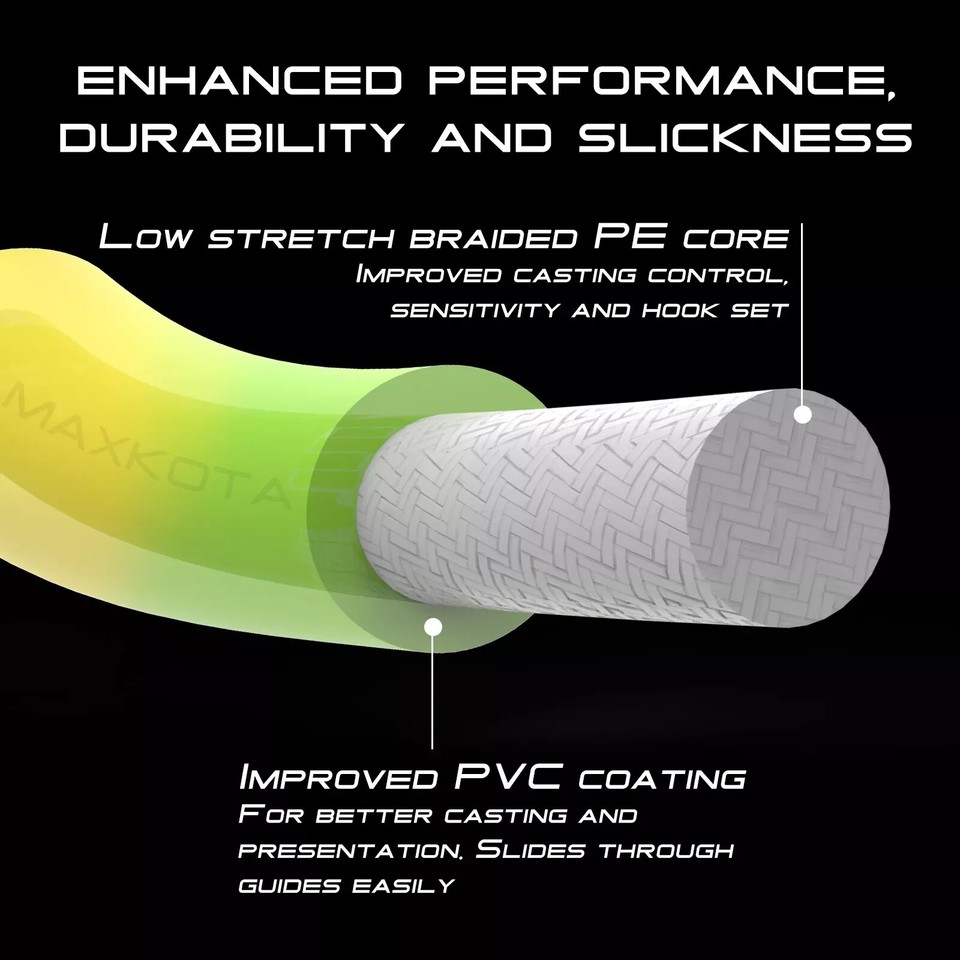 Maxcatch Gold Fly Line Weight Forward WF2F-9F 90-100FT With 2 Welded ...