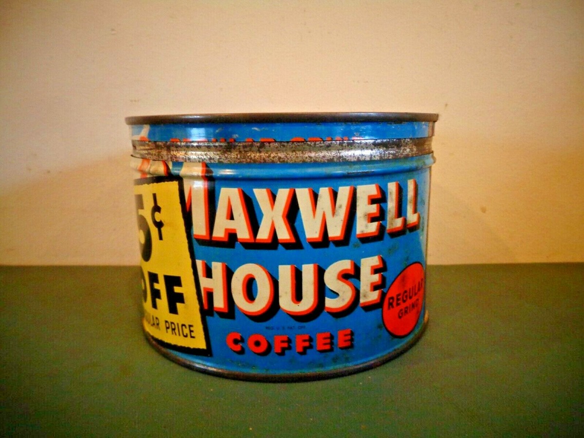 【ヴィンテージ】コーヒー缶 MAXWELL HOUSE COFFEE ヴィンテージ】コーヒー缶 MAXWELL HOUSE COFFEE Vtg Maxwell