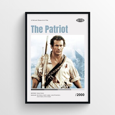 The Patriot Movie Poster Print, Wall Art - Unframed