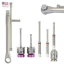 Implant Straumann SCS Screwdriver Driver Torque Wrench Adapter Prosthetic Kit