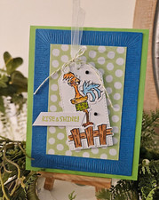 STAMPIN UP CARD KIT - CHICKEN RISE SHINE Makes 4- Set 24.688