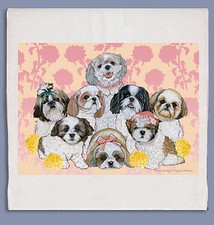Shih Tzu Dish Towel