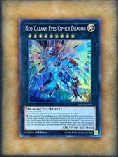 Yugioh Neo Galaxy-Eyes Cipher Dragon RATE-EN049 Super Rare 1st Ed NM