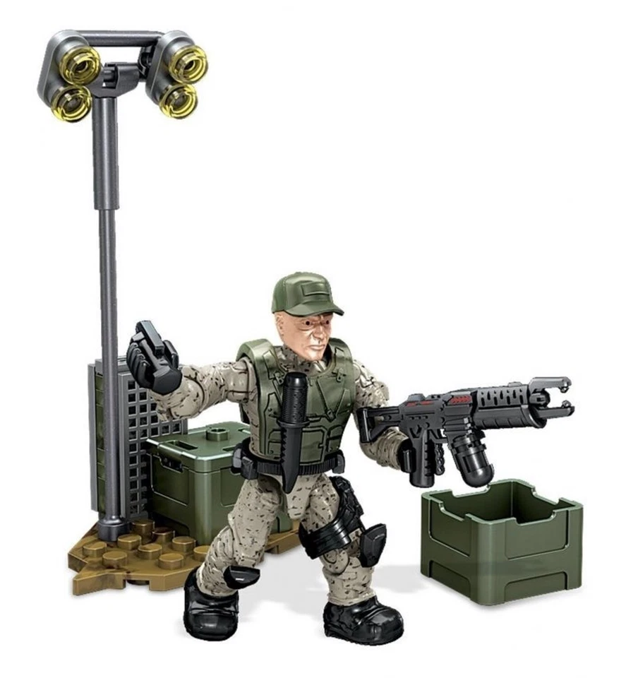 MEGA BLOKS TERMINATOR GENISYS T-1000 SILVER 36pcs RESISTANCE SOLDIER 44 pcs BOX - Image 3 of 4