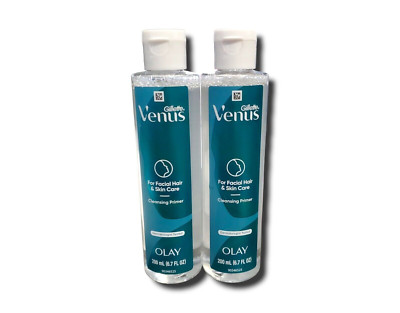 Gillette Venus Facial Hair & Skin Care Cleansing Primer Lot of 2