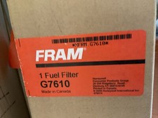 Fram Fuel Filter G7610 New In Box Free Shipping Fram Fuel Filter G7610 New In Box Free Shipping