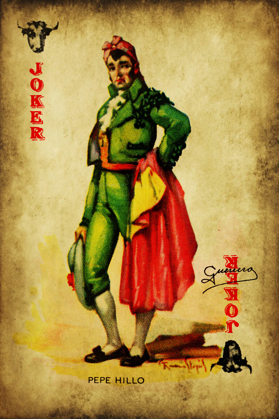 Playing Card Poster - Joker #7 Canvas Art Poster 16