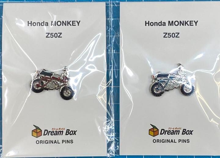 HONDA Monkey Z50Z Pin Badge 2-Piece Set B F/S from Japan | eBay