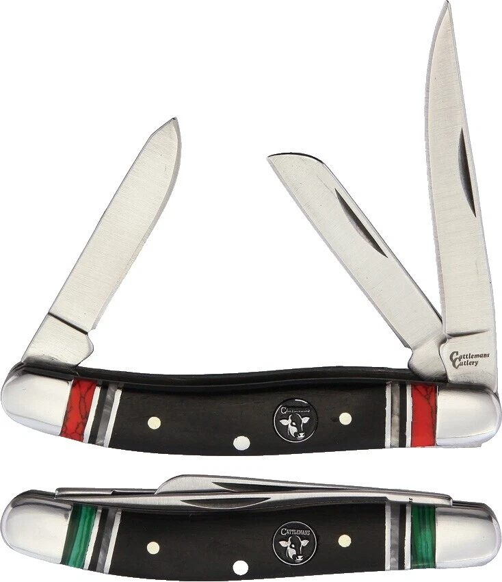 Stainless Steel Blade Stainless Steel Handle Collectible Modern Factory Manufactured Folding Knives 3 Blades