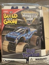 Lowes Build And Grow: Monster Jam Monster Truck, Blue Thunder,Wooden Build Your