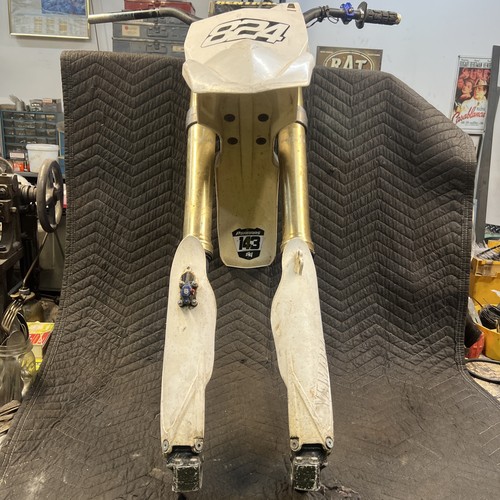 2016 Yamaha Yz250f Front Forks Suspension Left Right/triple Clamps/bars
