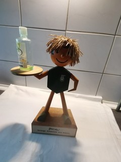 Alte Werbefigur Blitzi bringt Chemie ins Heim DDR Nostalgie VEB Rarität