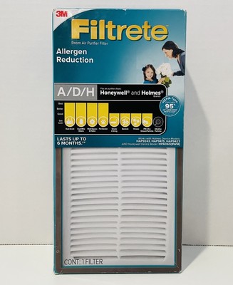 3M Filtrete Allergen Reduction A/D/H Room Air Purifier Hepa Type Filter