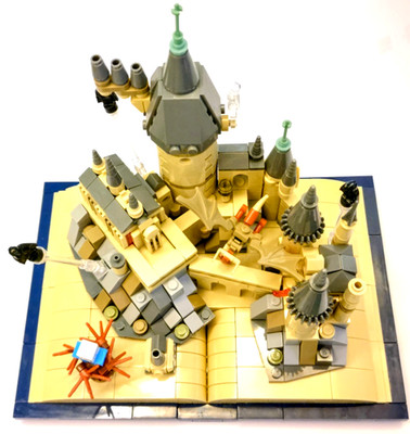 Harry Potter Hogwarts Klemmbausteinset ''Magic Castle Magic Book'' Lego kompatibel