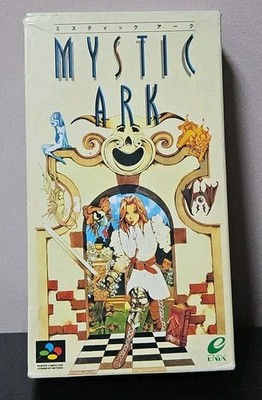 Japanese Super Famicom Mystic Ark Box Manual US Seller Japan Import SFC