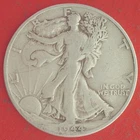 1944-D  WALKING LIBERTY HALF-DOLLAR (50¢) SILVER COIN / TARNISH ON OBVERSE  (21)