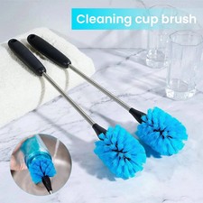 3-in-1 Stainless Steel Water Bottle Brush Set Cleaning Brush Long Handle Water B