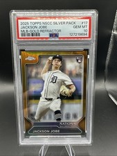 2025 Topps NSCC Silver Pack Jackson Jobe Gold Refractor /50 POP 1!