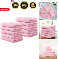 Washcloths Towel Set 10 Pack Baby Rayon from Bamboo Face Towels Picks