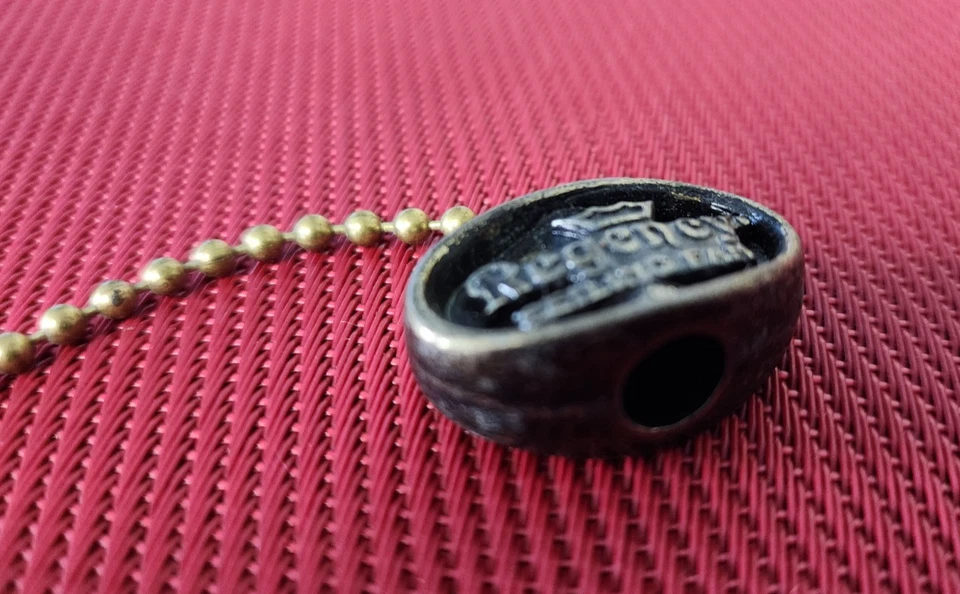 Regency Ceiling Fan Chain w/ Pull Metal Fob Fan/Light Pull - Image 2 of 4