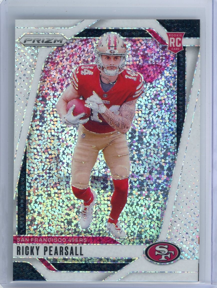 Ricky Pearsall - 2024 Panini Prizm Football White Sparkle Rookie RC #383