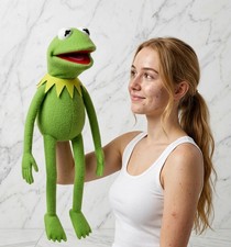 Kermit The Frog Hand Puppet 24 Inch 60cm Soft Plush Muppets Toy Gift