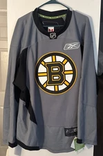 Game Used Practiced Boston Bruins Jersey Size 56 W/COA From Equipment Manager 