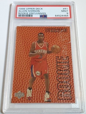 1996 Upper Deck Allen Iverson Rookie #R1 Rookie Exclusives RC