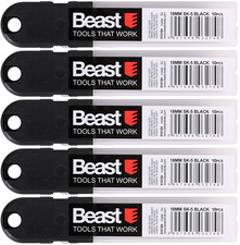 50 Stk. schwarze Abbrechklingen 18 mm Cuttermesser/Teppichmesser Ersatzklingen