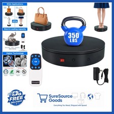 Electric Turntable 12.6 Inch Motorized Rotating Platform for Human/Product Use