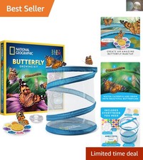 National Geographic Butterfly Growing Kit with 5 Caterpillars Voucher - STEM ...