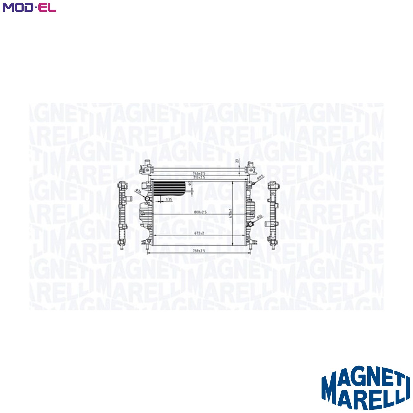 RADIATOR ENGINE COOLING 350213215800 FOR FORD MONDEO/V/Turnier/Hatchback 1.0L
