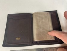 Vintage Rolfs Men's Bi-Fold Wallet w/Credit Card Sleeves Cowhide Leather Brown