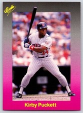 1989 Classic II Travel Purple KIRBY PUCKETT #176 Twins HOF FREE Ship!