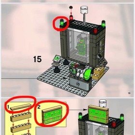 LEGO 4851 Spider-Man and Green Goblin The origins Missing Parts w/Box Used
