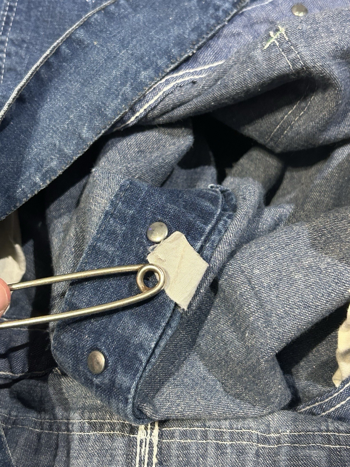 True VTG Pointer Brand Carpenter Overalls Donut B… - image 7