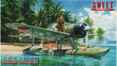 Sweet No.30 Plastik Modellbausatz Nakajima A6M2-N Rufe Floatplane 1/144