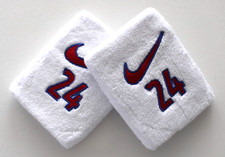 Nike MLB Wristbands Baseball Player #24 Cody Bellinger White/Sport Red