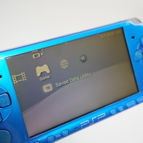Sony PSP-3000 Console Vibrant Blue with Charger Fully Tested! #5693