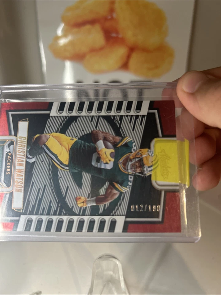 2023 Panini Absolute - Christian Watson #95 Spectrum Red /100 - Image 3 of 4