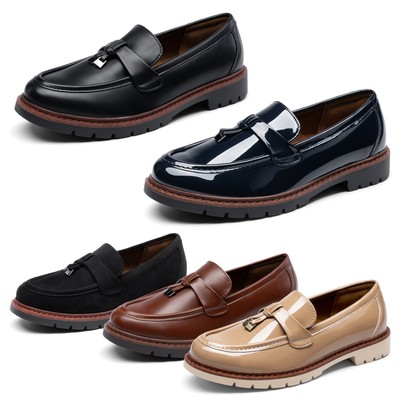 Women Loafers Retro Chic All Day Comfort Loafers Shoes Business Office Shoes