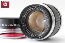    CLA'd Exc 5 w/Hood Canon 50mm f1.8 Lens LTM L39 Leica Screw Mount From JAPAN