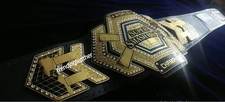 World Super SmashBros Championship Belt Adult Size Raplica Zinc Metal Plates