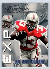 1999 PLAYOFF PRESTIGE ROOKIE EXP CARD # EX14 Joe Montgomery - New York Giants. rookie card picture